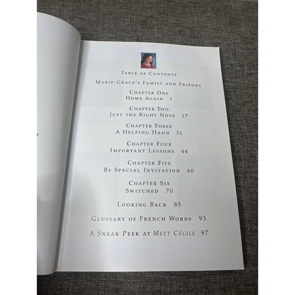 American Girl Meet Marie-Grace 1853 Paperback Book Ages 8+ - Picture 3 of 4